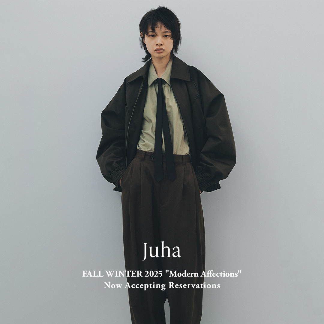 JUHA(ユハ) 25FW 先行予約開始