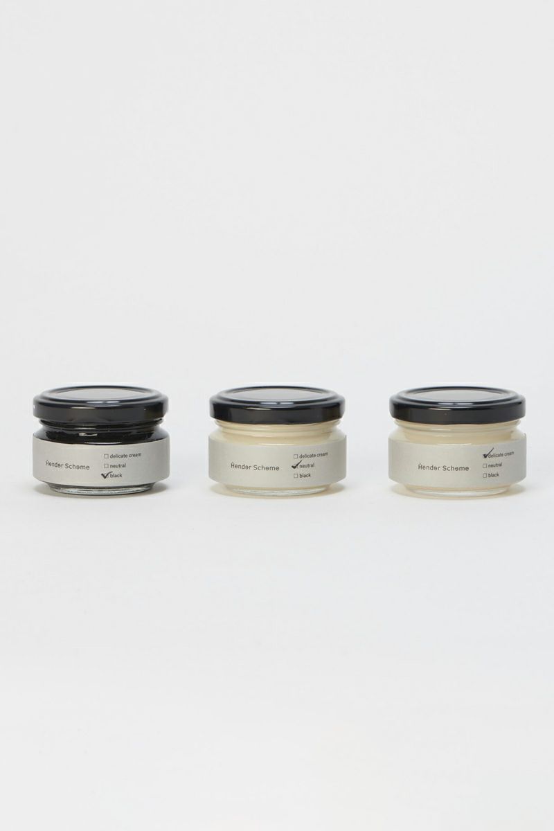 Hender Scheme(エンダースキーマ)クリームフォーシューズ cream for shoes delicate cream デリケートクリーム neutral ニュートラル black ブラック 容量50ml ot-rc-cfs