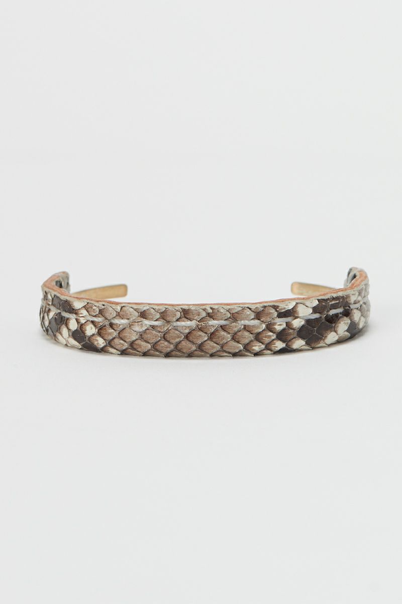 新品Hender Scheme Python Brass Bangle S Hender Scheme(エンダースキーマ) python brass bangle S