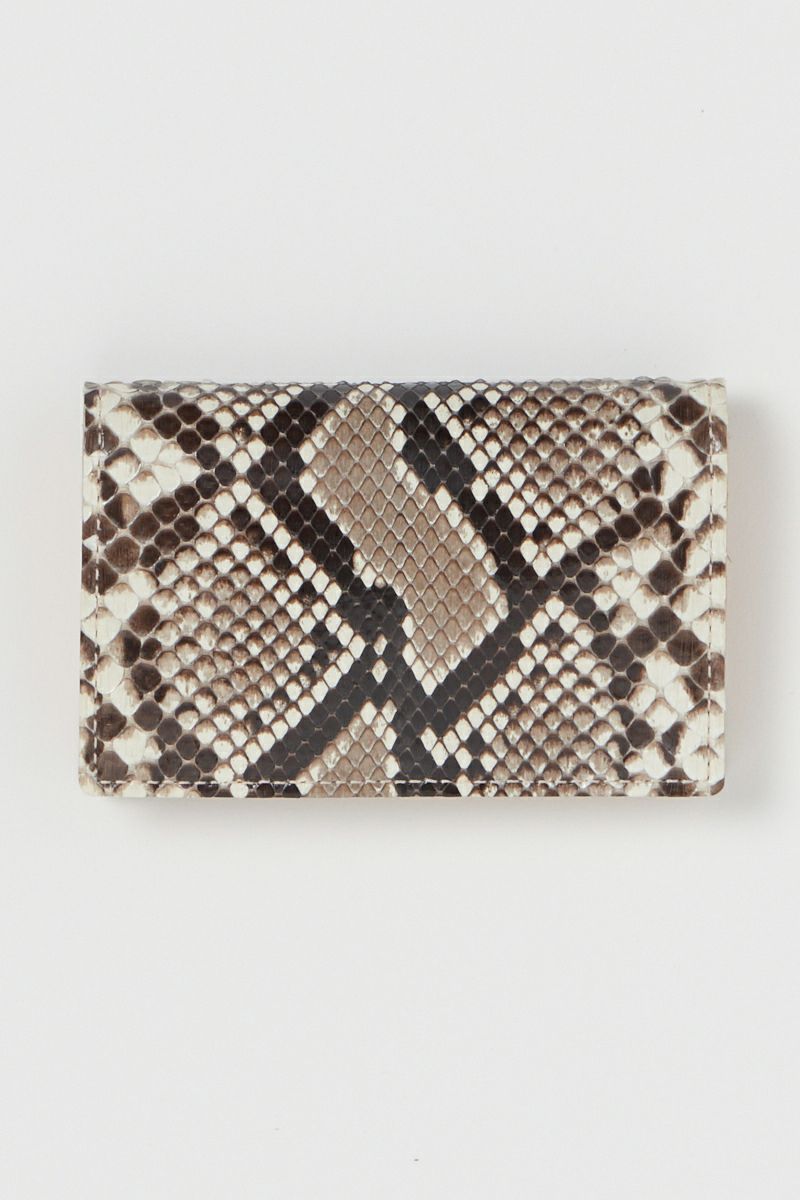 Hender Scheme(エンダースキーマ)パイソンフォルデッドカードケース python folded card case di-rc-fcc