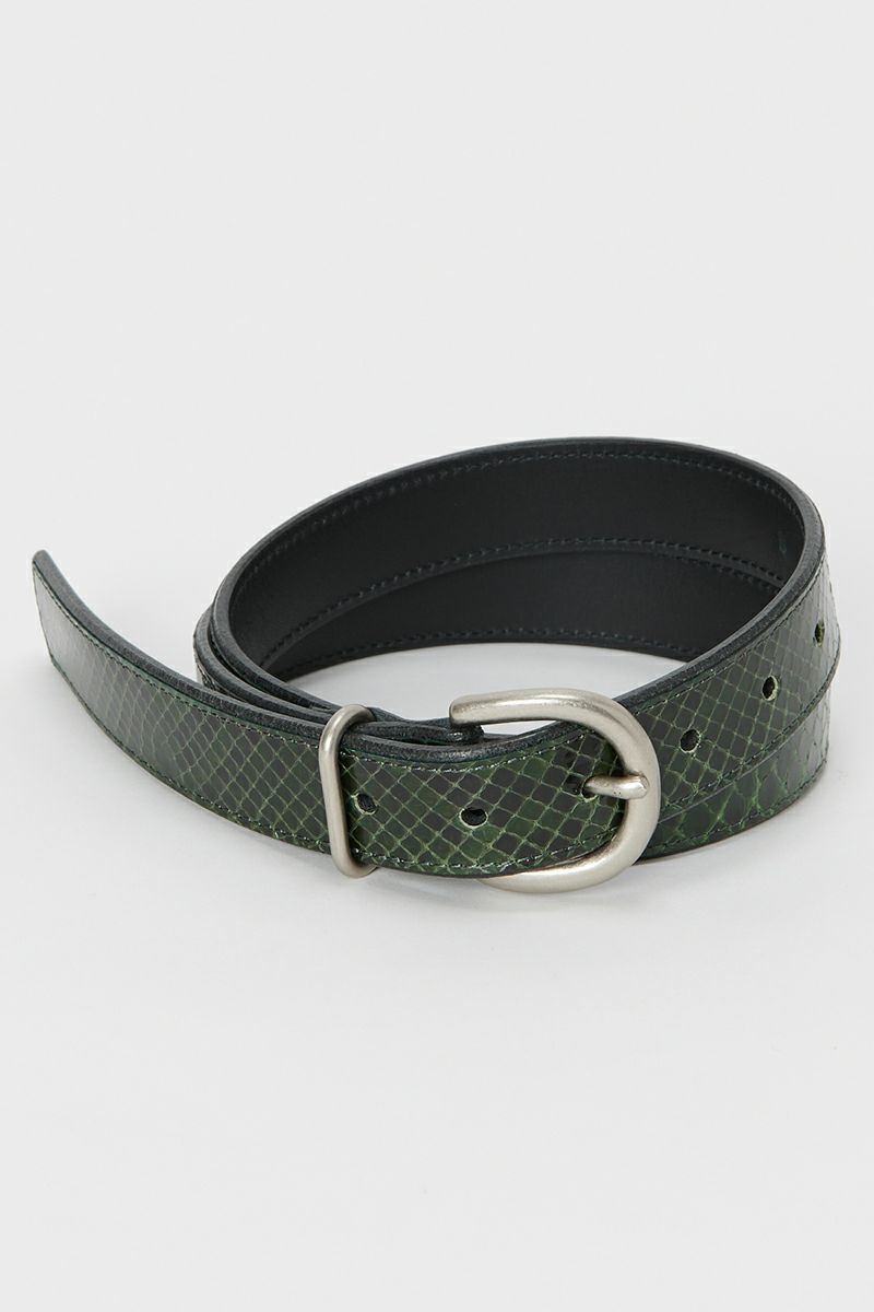 Hender Scheme(エンダースキーマ)パイソンタンニングベルト python tanning belt di-rc-tnb -5