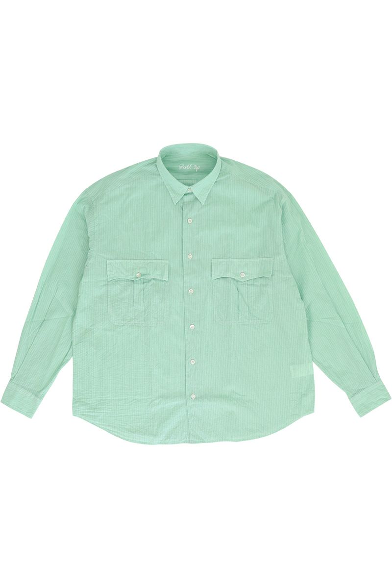 Porter Classic(ポータークラシック)ロールアップ ストライプシャツ ROLL UP STRIPE SHIRT PC-016-1315 -8