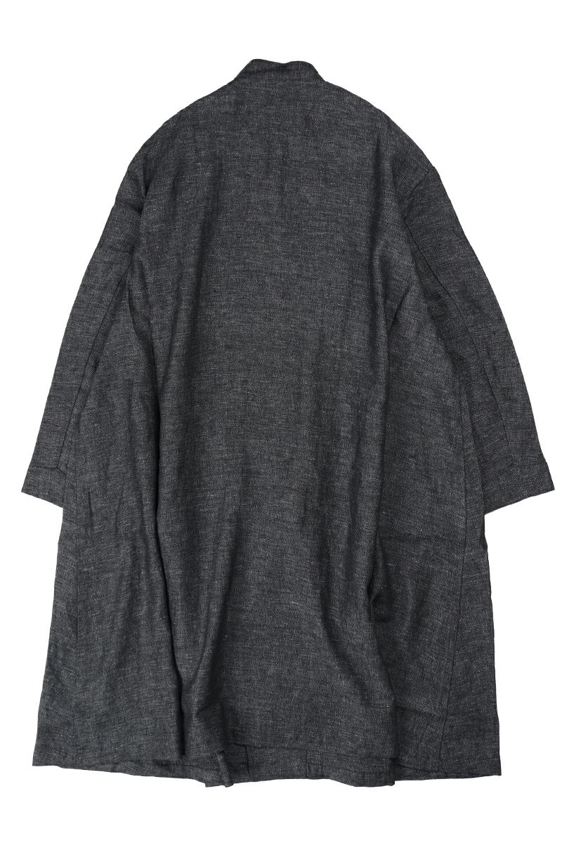 Porter Classic(ポータークラシック)ブレッソンリネンダブルコート“BRESSON” LINEN DOUBLE COAT GRAY PC-021-1512 -2
