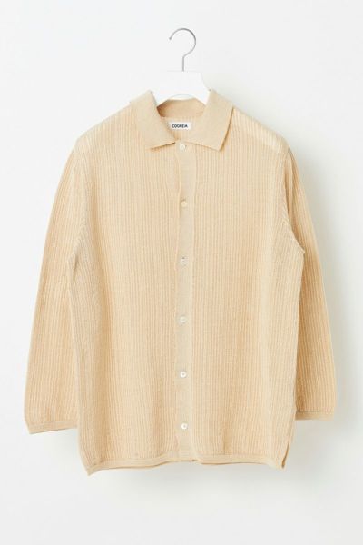 COOHEM(コーヘン)COOHEM(コーヘン) PAPER YARN KNIT SHIRT ペーパーヤーンニットシャツ 15-212-005