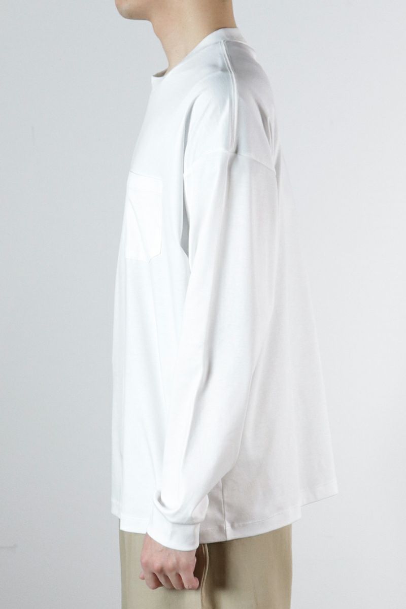 FORMME(フォーム) シルケット長袖ポケットTシャツ ユニセックス PM20AWCS002 -1