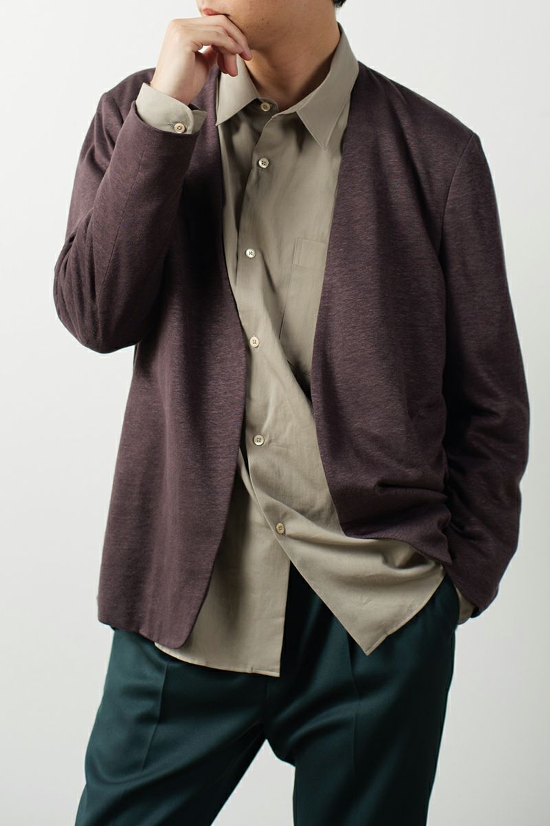 FORMME(フォーム) ノーカラージャケット(リネン) PM20SSJK101 -2