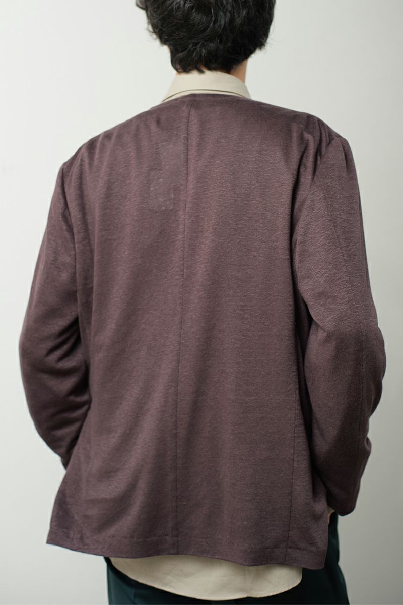 FORMME(フォーム) ノーカラージャケット(リネン) PM20SSJK101 -4