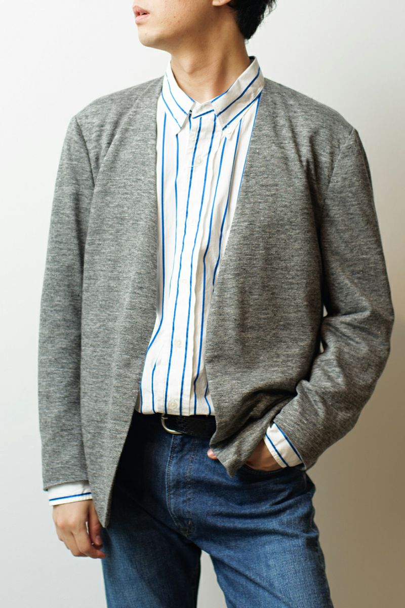 FORMME(フォーム) ノーカラージャケット(リネン) PM20SSJK101 -7