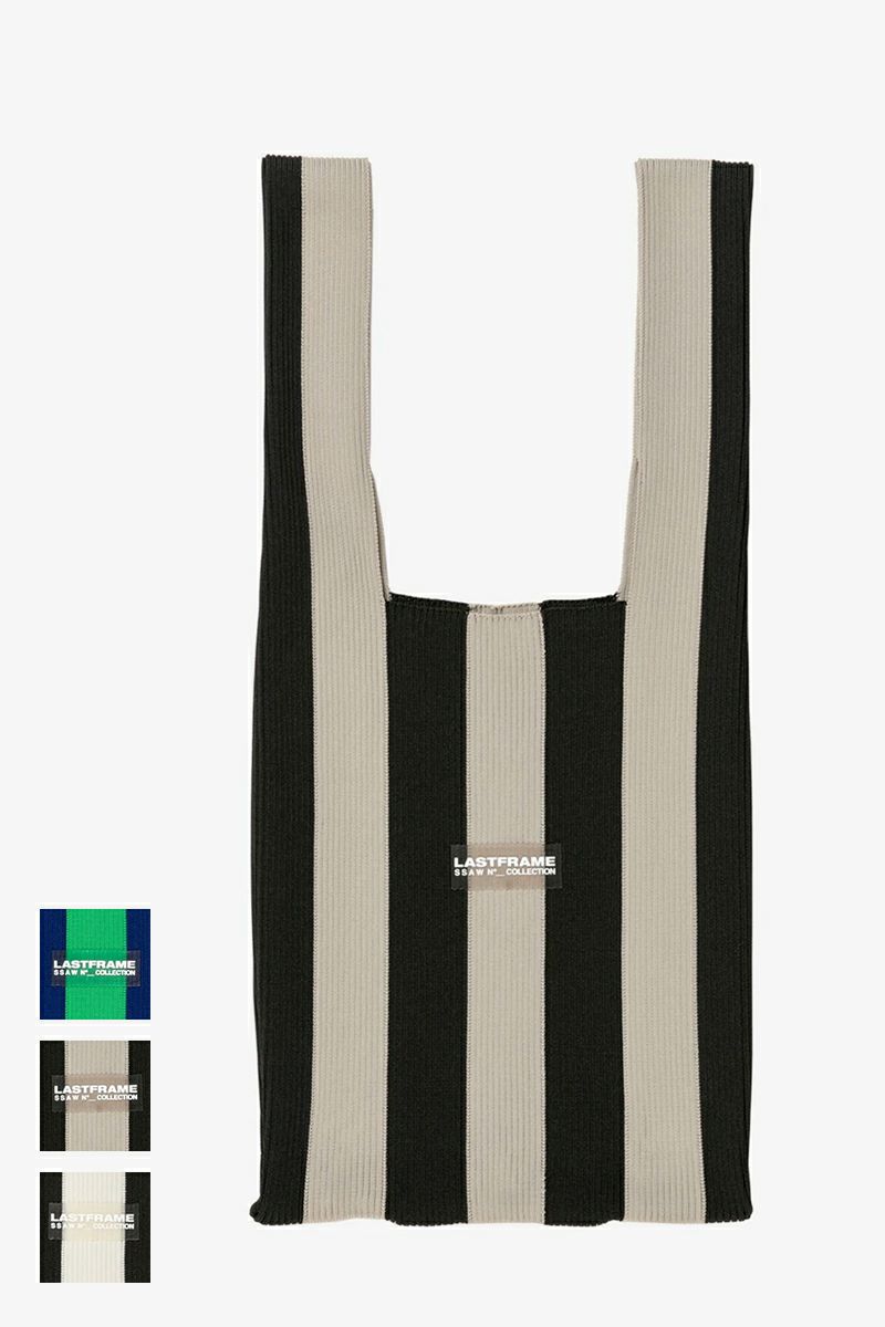 LASTFRAME(ラストフレーム)ストライプマーケットバッグ L21208