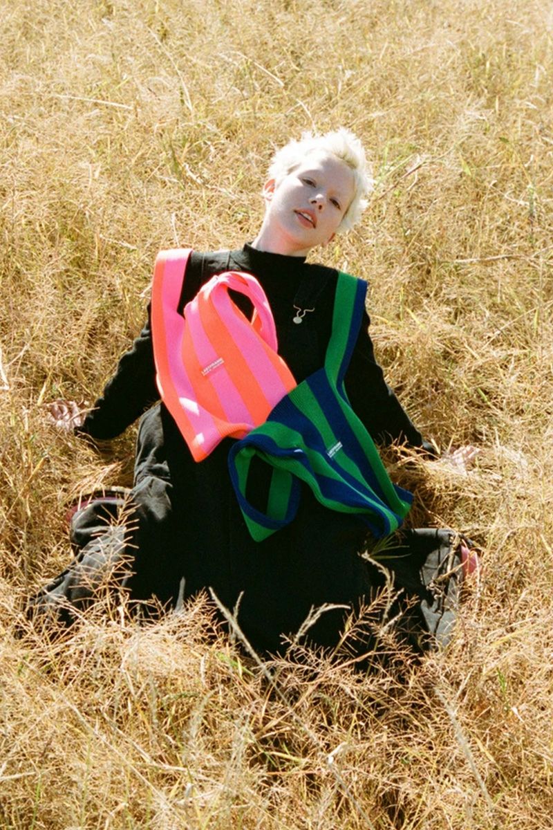 LASTFRAME(ラストフレーム)ストライプマーケットバッグ L21208 -10