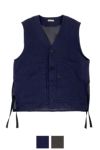ULTERIOR(アルテリア)ULTERIOR(アルテリア) CHAMBRAY DOBBY ENGINEER VEST シャンブレードビーエンジニアベスト ULBS18-FA80M-D