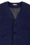 ULTERIOR(アルテリア)ULTERIOR(アルテリア) CHAMBRAY DOBBY ENGINEER VEST シャンブレードビーエンジニアベスト ULBS18-FA80M-D -5