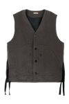 ULTERIOR(アルテリア)ULTERIOR(アルテリア) CHAMBRAY DOBBY ENGINEER VEST シャンブレードビーエンジニアベスト ULBS18-FA80M-D -7