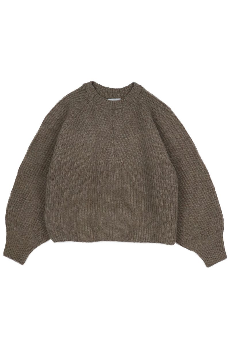 Audrey and John Wadホールガーメント クルーネック長袖プルオーバーニット H9700 -1