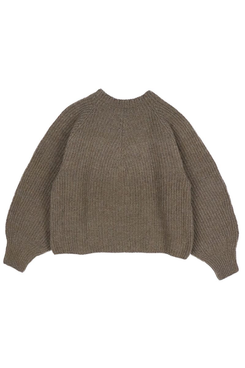 Audrey and John Wadホールガーメント クルーネック長袖プルオーバーニット H9700 -2