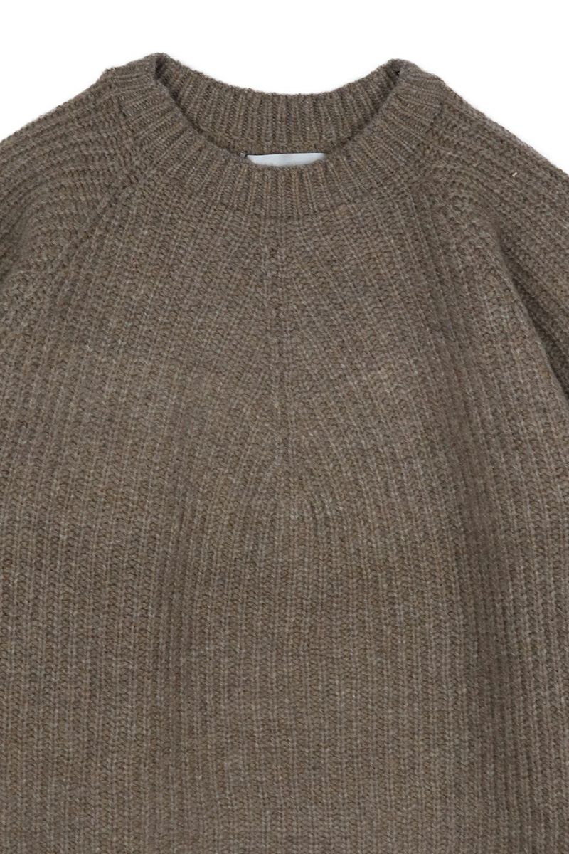 Audrey and John Wadホールガーメント クルーネック長袖プルオーバーニット H9700 -3