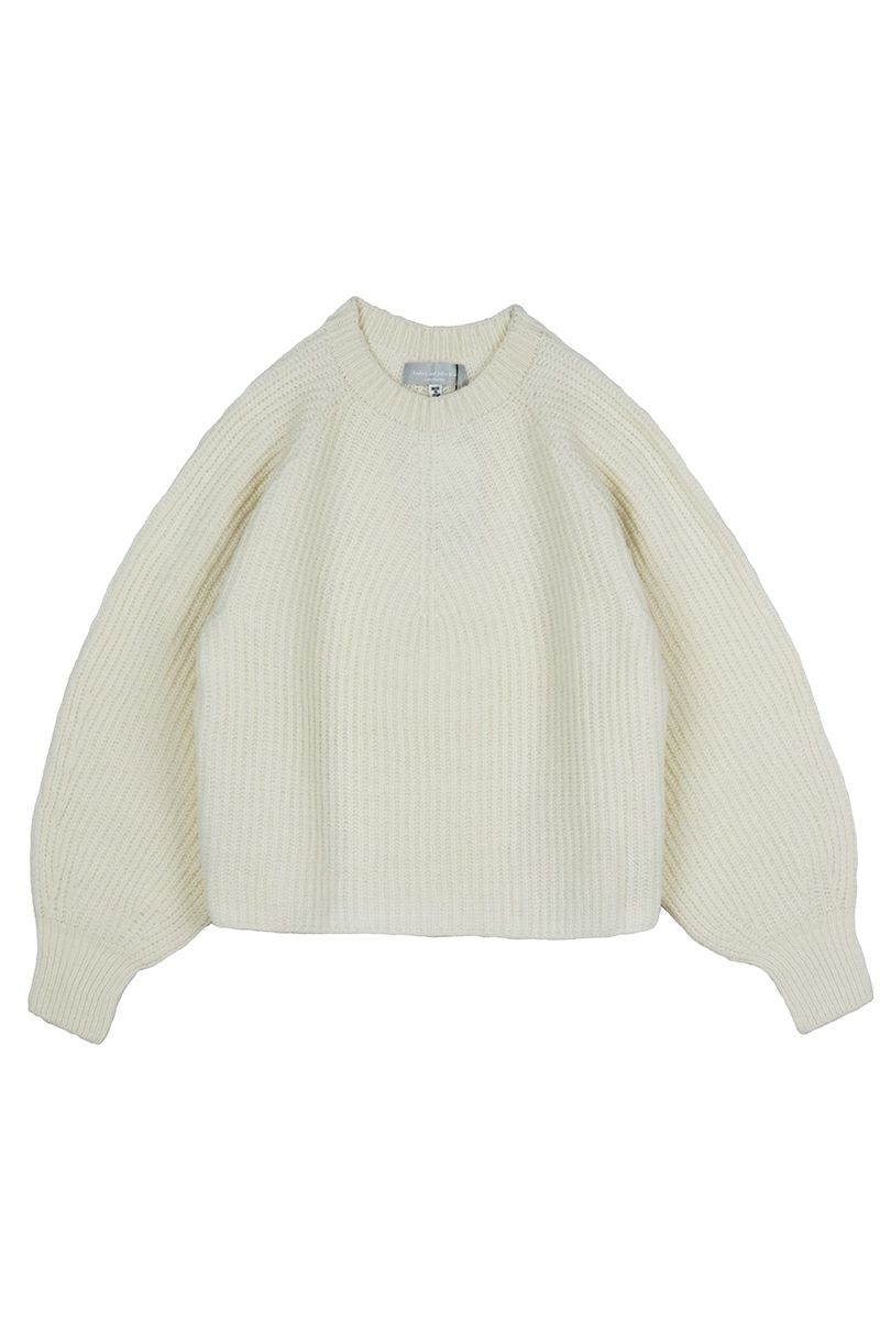 Audrey and John Wadホールガーメント クルーネック長袖プルオーバーニット H9700 -9