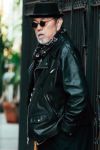 Porter Classic(ポータークラシック)ライダースジャケット ラブアンドピース シルバー PC RIDERS JACKET W/LOVE&PEACE SILVER PC-017-1962 -2