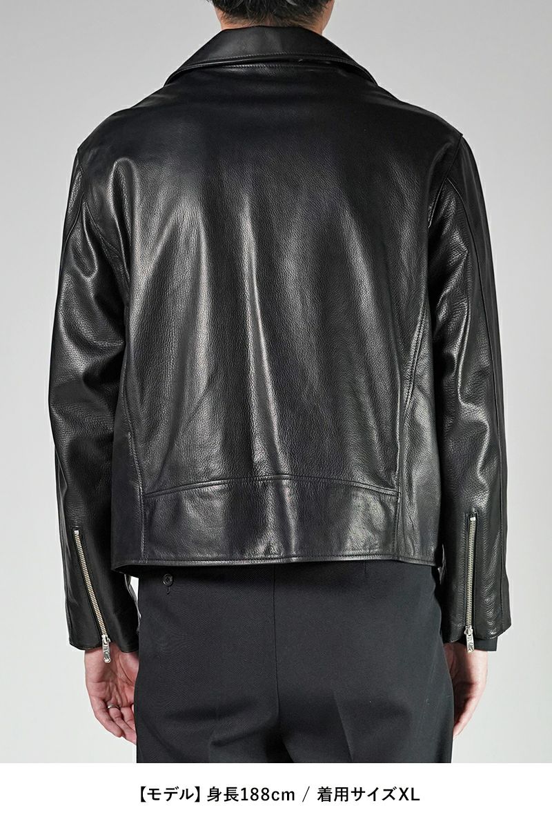 Porter Classic(ポータークラシック)ライダースジャケット ラブアンドピース シルバー PC RIDERS JACKET W/LOVE&PEACE SILVER PC-017-1962 -9