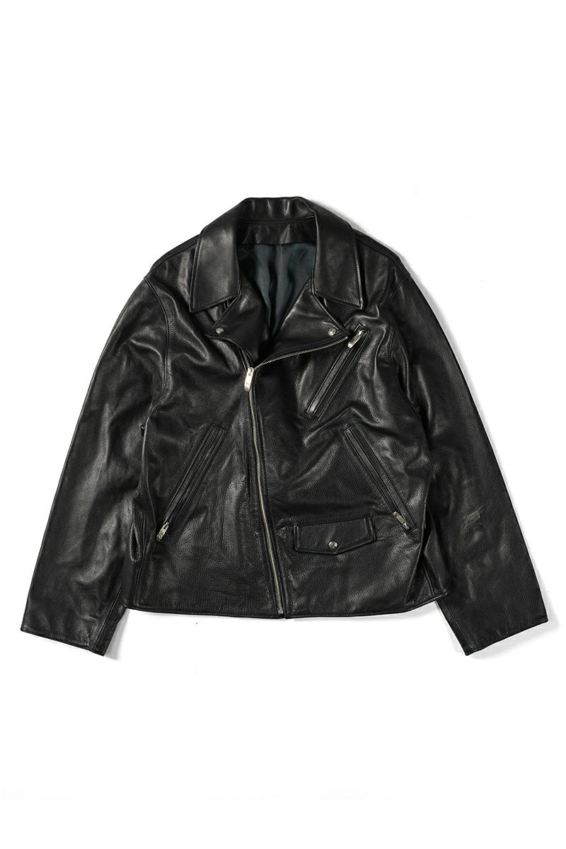 Porter Classic(ポータークラシック)ライダースジャケット ラブアンドピース シルバー PC RIDERS JACKET W/LOVE&PEACE SILVER PC-017-1962 -10