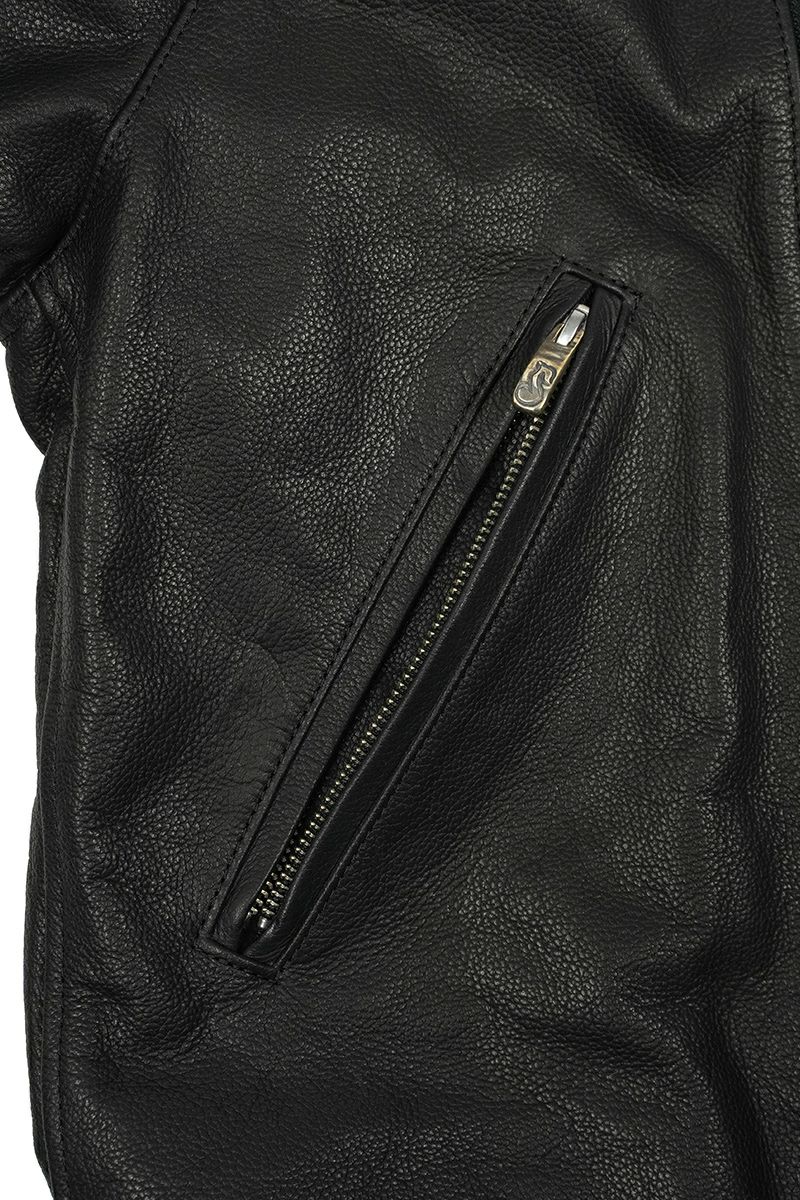 Porter Classic(ポータークラシック)ライダースジャケット ラブアンドピース シルバー PC RIDERS JACKET W/LOVE&PEACE SILVER PC-017-1962 -15