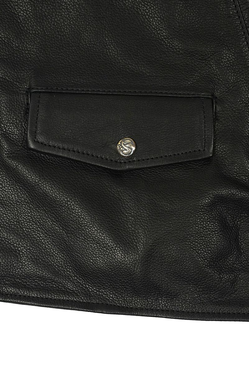 Porter Classic(ポータークラシック)ライダースジャケット ラブアンドピース シルバー PC RIDERS JACKET W/LOVE&PEACE SILVER PC-017-1962 -17