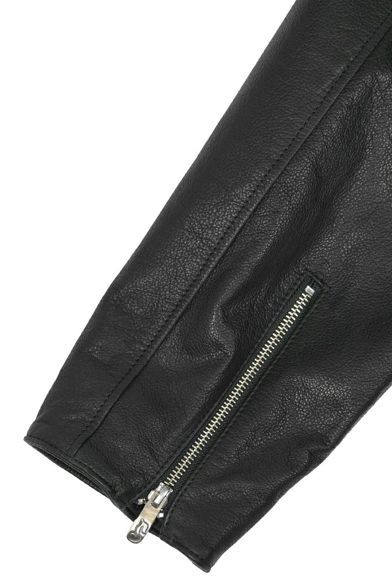 Porter Classic(ポータークラシック)ライダースジャケット ラブアンドピース シルバー PC RIDERS JACKET W/LOVE&PEACE SILVER PC-017-1962 -19