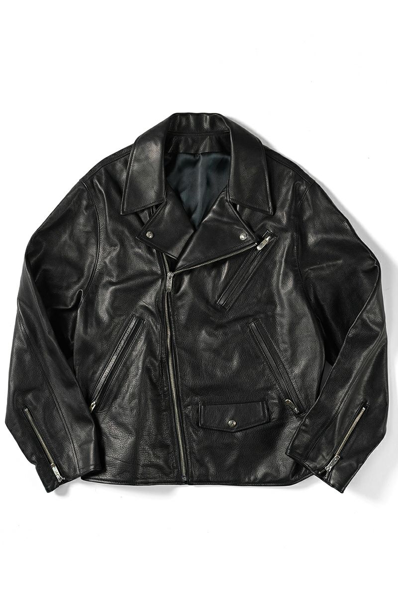 Porter Classic(ポータークラシック)ライダースジャケット ラブアンドピース シルバー PC RIDERS JACKET W/LOVE&PEACE SILVER PC-017-1962 -21