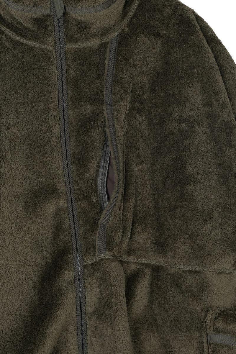Porter Classic(ポータークラシック)ハイロフトフリースシャツジャケット ポーラーテック HIGH LOFT FLEECE SHIRT JACKET (POLARTEC) PC-022-2006 -5