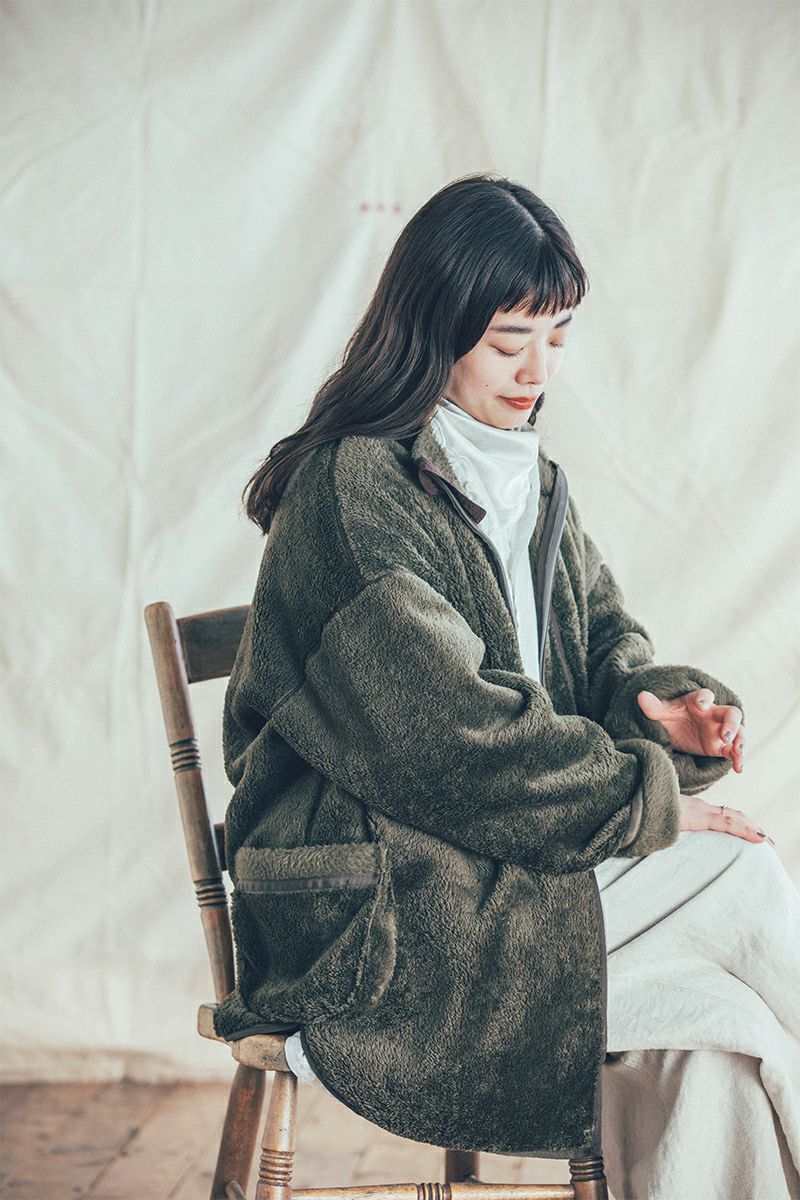 Porter Classic(ポータークラシック)ハイロフトフリースシャツジャケット ポーラーテック HIGH LOFT FLEECE SHIRT JACKET (POLARTEC) PC-022-2006 -13