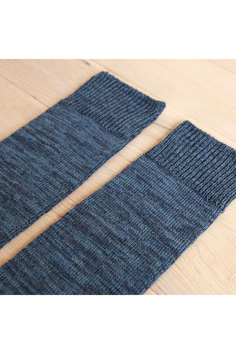 くらしきぬお手軽冷えとり靴下かかとなし　327 -5