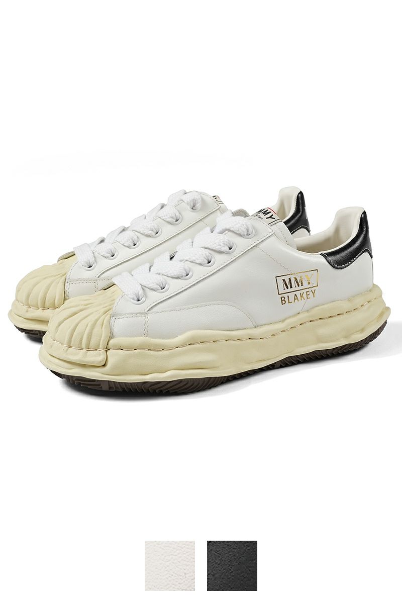Maison MIHARA YASUHIRO(メゾン ミハラヤスヒロ)BLAKEY LOW/original vintage color sole cow leather Low-Top sneaker ブレイキー ビンテージライクオリジナルソールレザーローカットスニーカー A09FW731