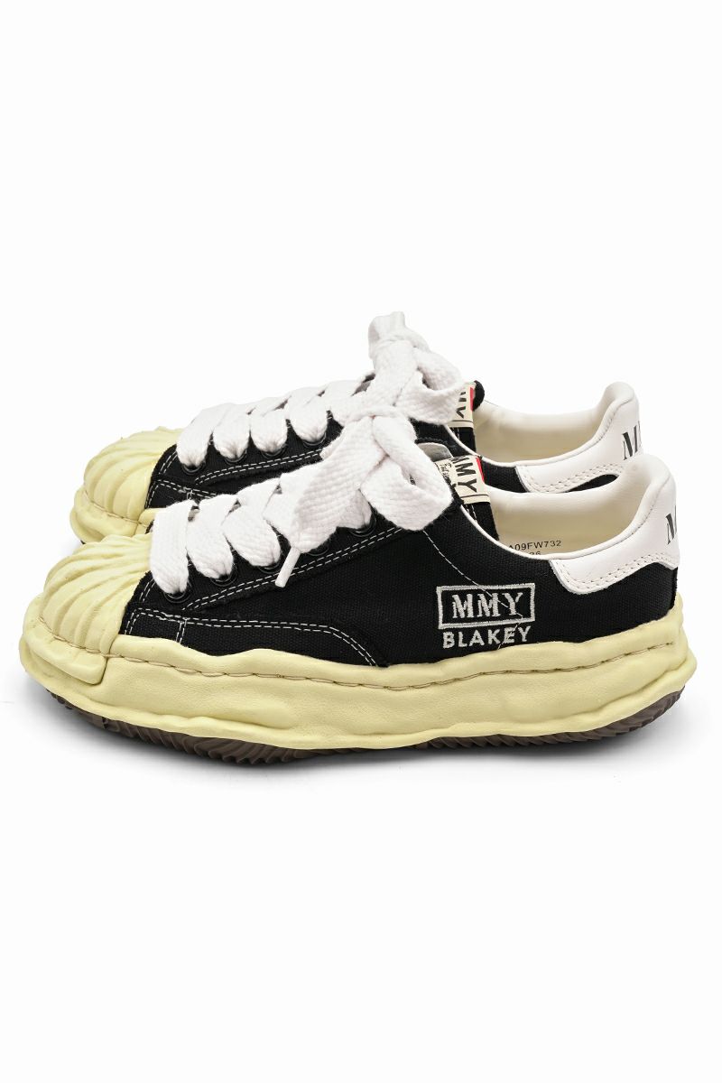 Maison MIHARA YASUHIRO(メゾン ミハラヤスヒロ)BLAKEY LOW/original vintage color sole canvas Low-Top sneaker ブレイキー ビンテージライクオリジナルソールキャンバスローカットスニーカー A09FW732 -2
