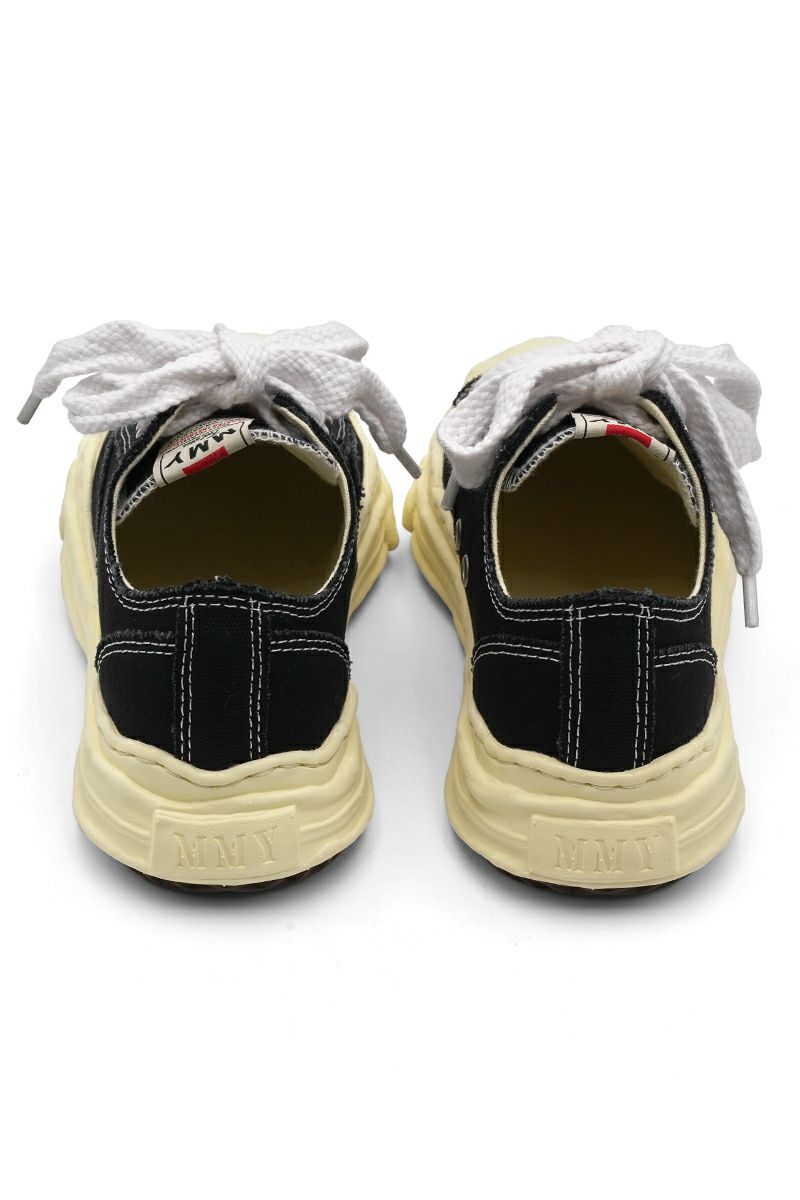 Maison MIHARA YASUHIRO(メゾン ミハラヤスヒロ)HANK LOW/original vintage color sole canvas Low-Top sneaker ハンク ビンテージライクオリジナルソールキャンバスローカットスニーカー A09FW734 -3