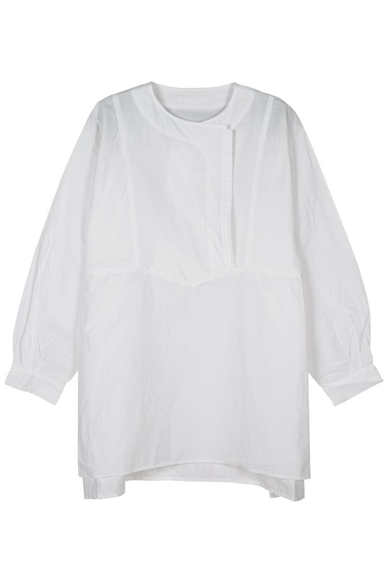 homspun(ホームスパン)コットンリネンマットプルオーバーブラウス 5705 -9