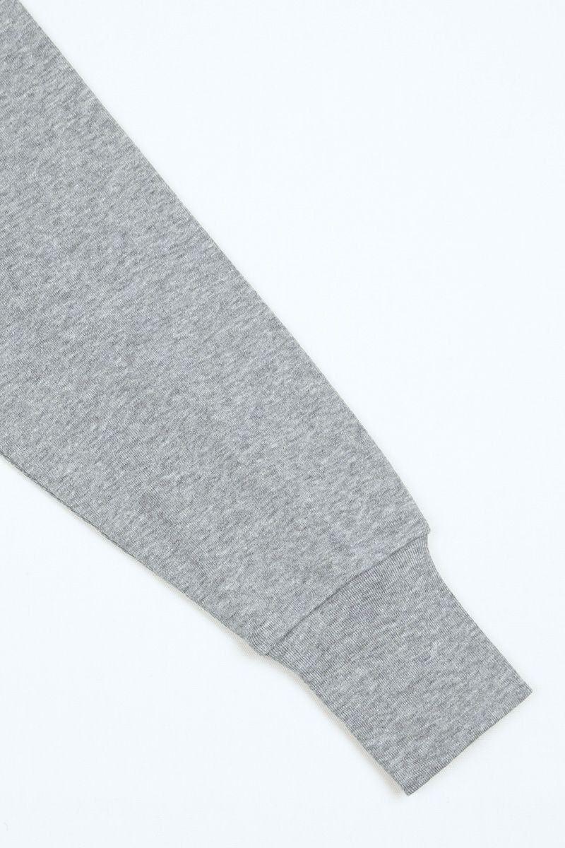 homspun(ホームスパン)30/1フライスハイネック長袖プルオーバー　モックネックプルオーバー 6359 -7