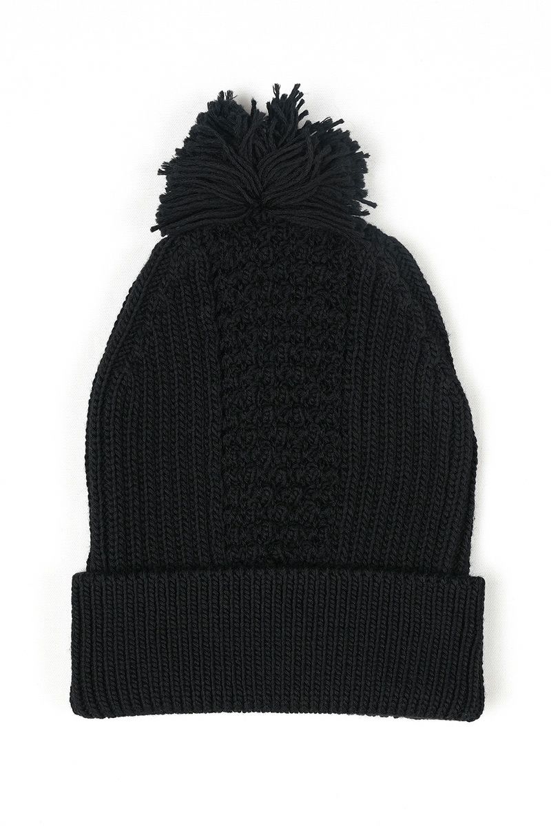 homspun(ホームスパン)ラム タック編みキャップ 222-7890 -2