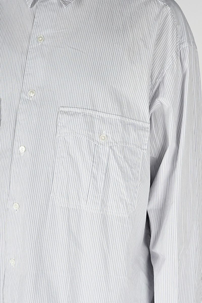 Porter Classic(ポータークラシック)ロールアップストライプシャツ ロゴブラック ROLL UP STRIPE SHIRT (ROLL UP LOGO BLACK) PC-016-2212 -2