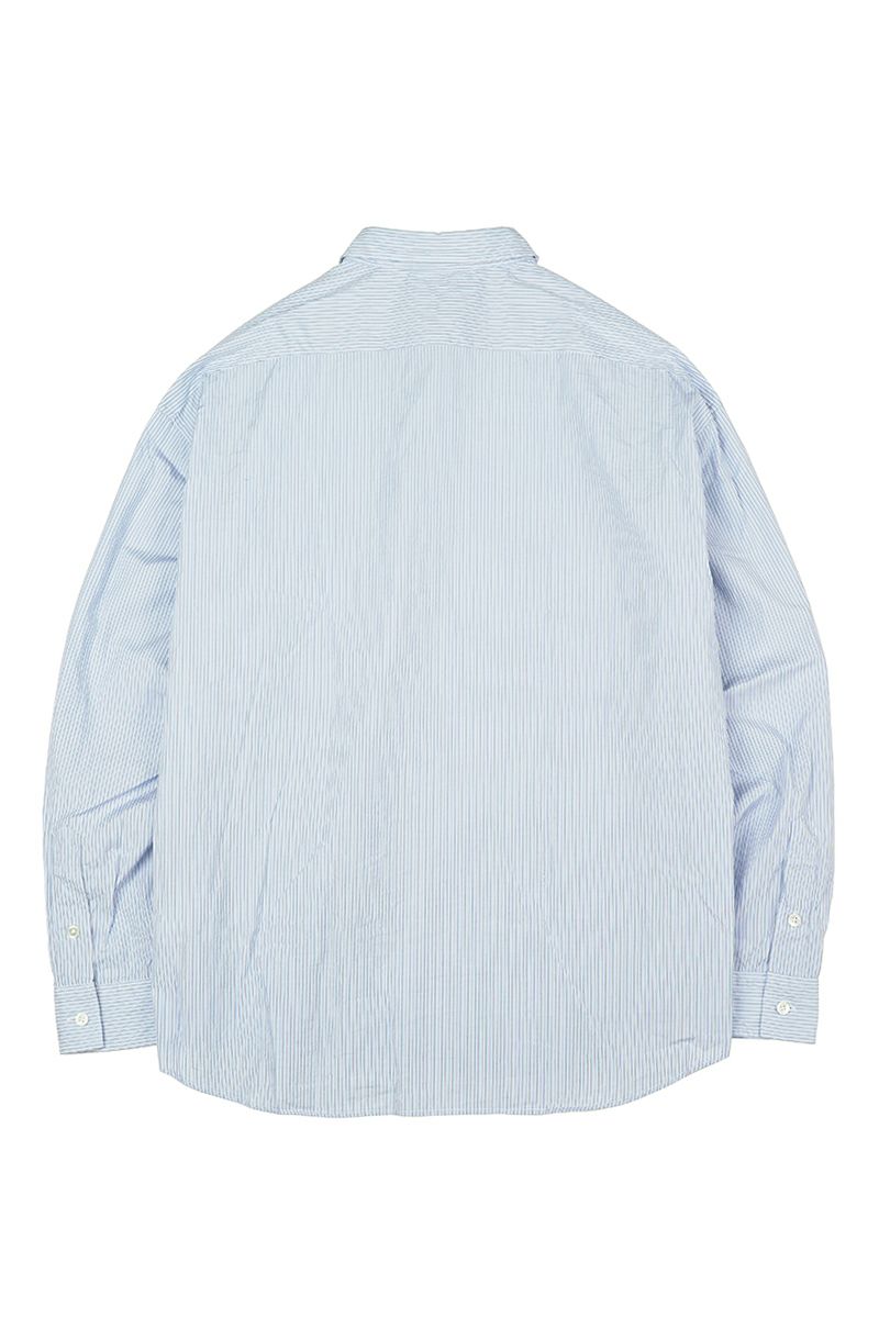 Porter Classic(ポータークラシック)ロールアップストライプシャツ ロゴブラック ROLL UP STRIPE SHIRT (ROLL UP LOGO BLACK) PC-016-2212 -14