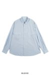 Porter Classic(ポータークラシック)ロールアップストライプシャツ ロゴブラック ROLL UP STRIPE SHIRT (ROLL UP LOGO BLACK) PC-016-2212 -23