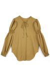 styling(スタイリング)シャーリングパフスリーブブラウス 16WFB231072 -2