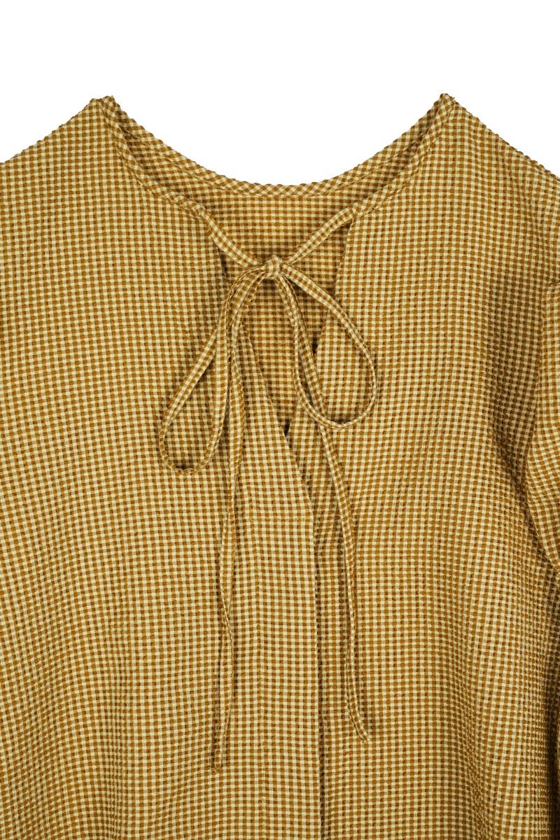 styling(スタイリング)シャーリングパフスリーブブラウス 16WFB231072 -4