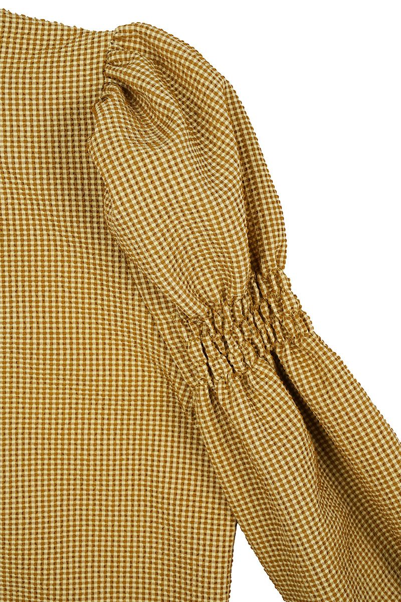 styling(スタイリング)シャーリングパフスリーブブラウス 16WFB231072 -6