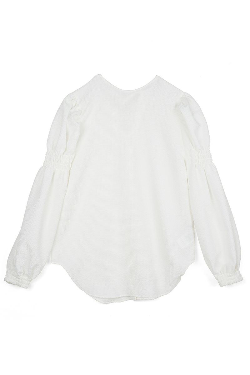 styling(スタイリング)シャーリングパフスリーブブラウス 16WFB231072 -8