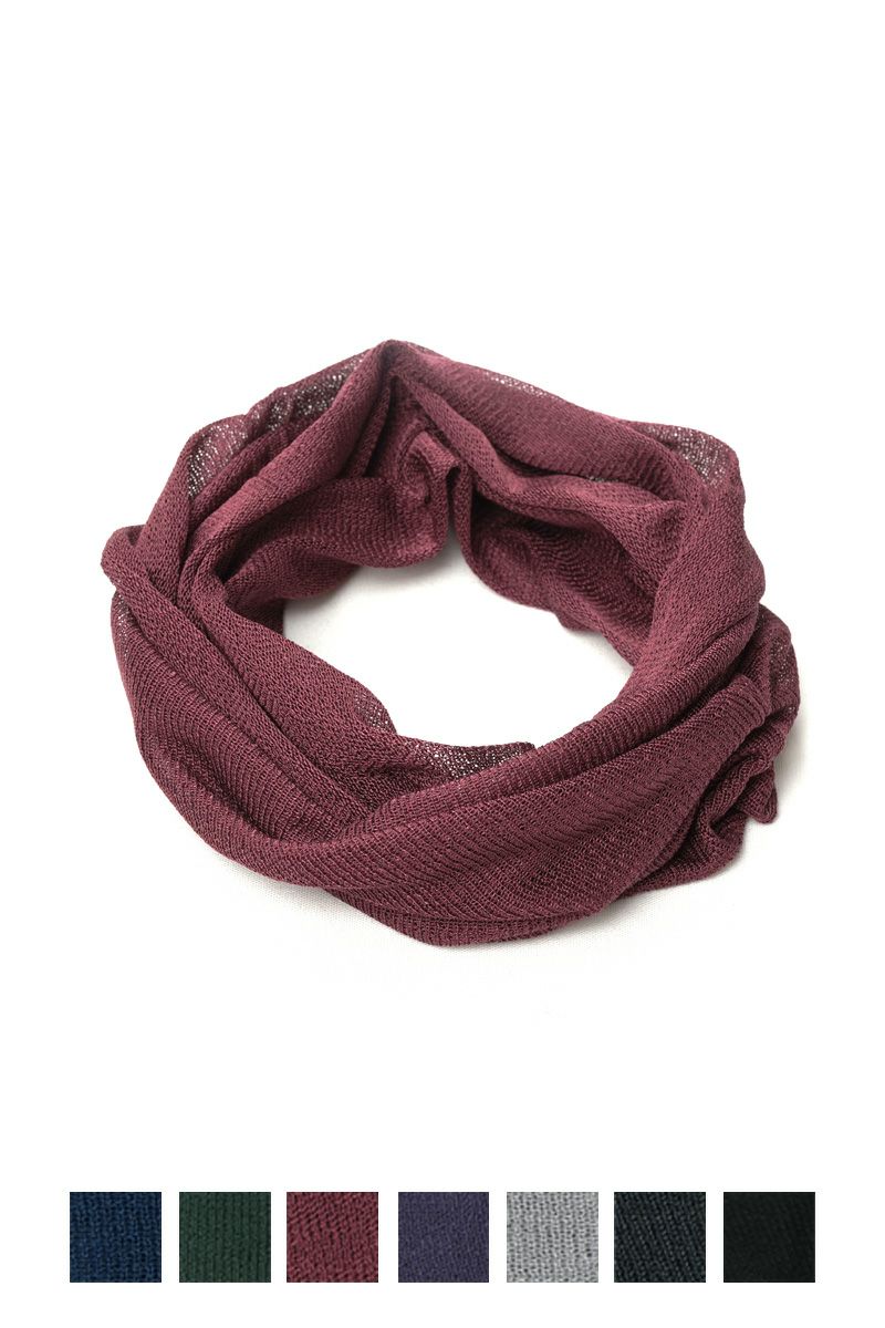 Hummingbird(ハミングバード)シルク(絹紡)ネックウォーマー60cm 621918