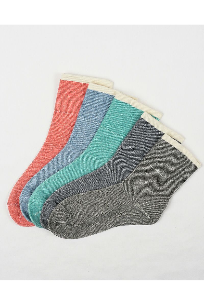 Hummingbird(ハミングバード)オーガニックコットンゴムなしソックス 621703 -1