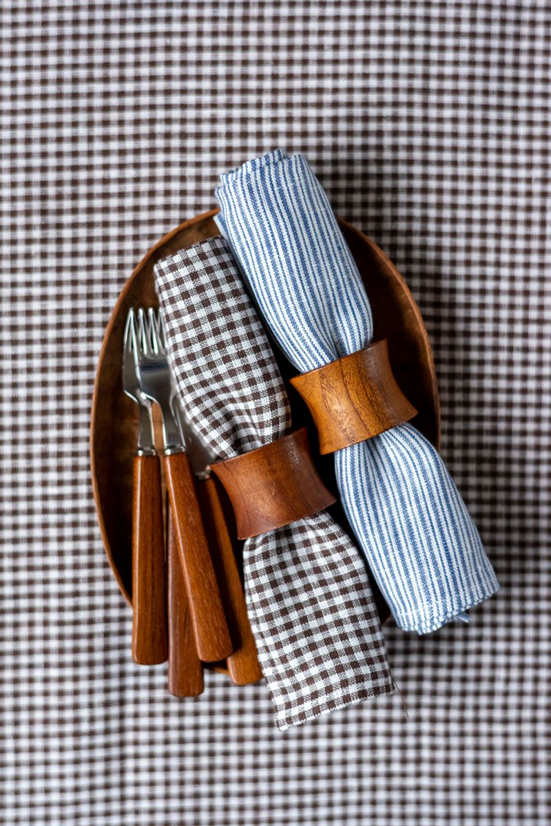 fog linen work フォグリネンワークリネンテーブルクロス(L)ジョッシュ　LTT005L-BBC -1