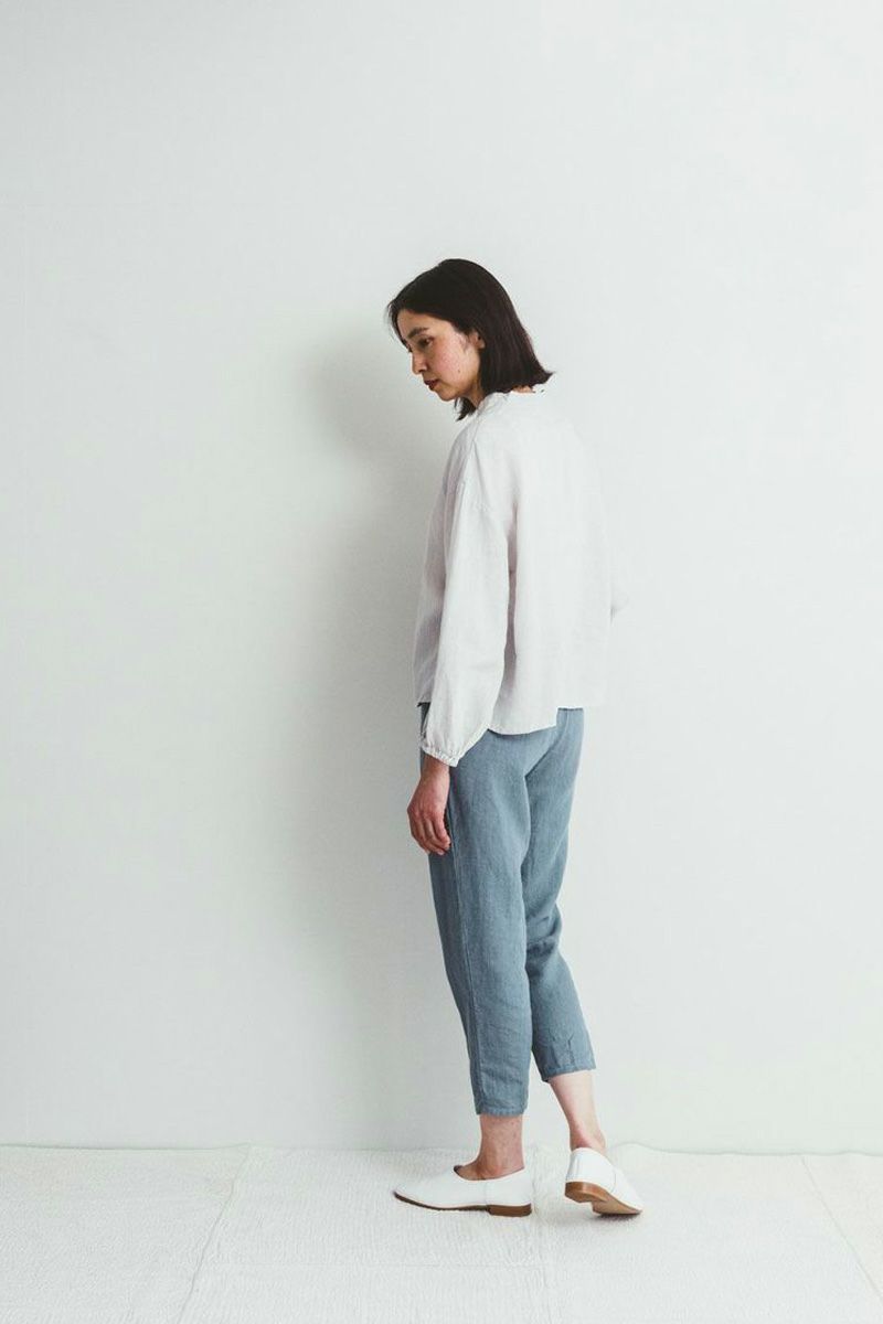 fog linen work フォグリネンワークROBIN PANTS BLUETTE ロビン　パンツ　ブルーエット LWA191-2426 -2