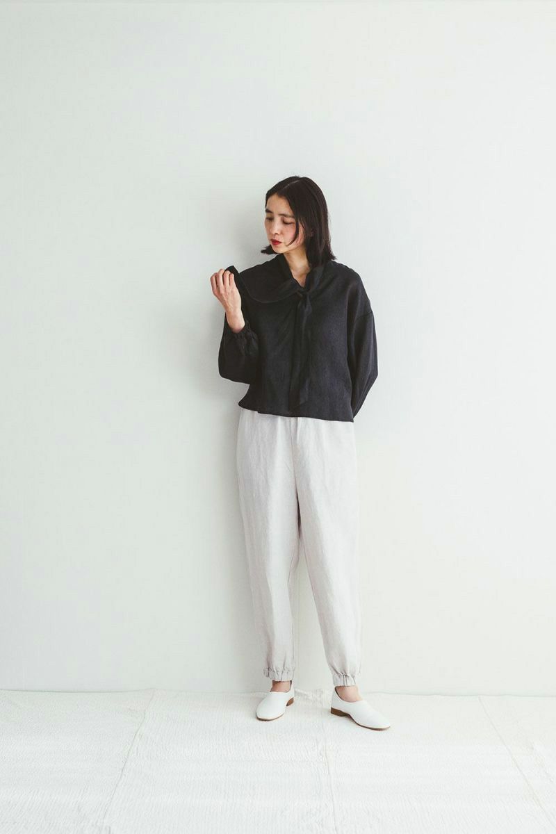 fog linen work フォグリネンワークEMMA PANTS ALBATRE エマ パンツ アルバートル LWA523-2697 -1