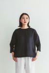 fog linen work フォグリネンワークNINA TOP BLACK ニナ トップ ブラック LWA524-17